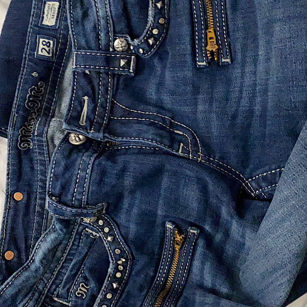 Miss me size 28 straight leg jeans